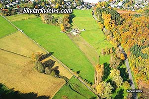 Herbstlandschaft von oben